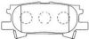 AISIN A2N111 Brake Pad Set, disc brake